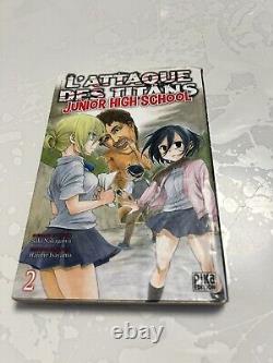 Manga L'Attaque des Titans Junior High School collection complète 11 tomes