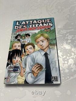Manga L'Attaque des Titans Junior High School collection complète 11 tomes
