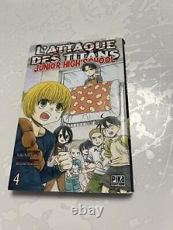 Manga L'Attaque des Titans Junior High School collection complète 11 tomes
