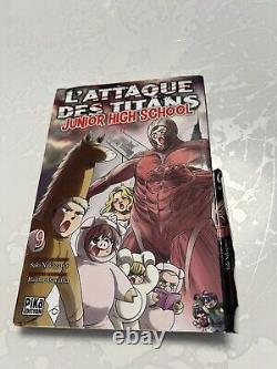Manga L'Attaque des Titans Junior High School collection complète 11 tomes