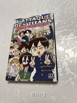 Manga L'Attaque des Titans Junior High School collection complète 11 tomes