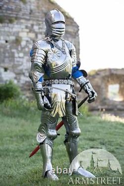Médiéval plaqué gothique chevalier guerrier costume complet de