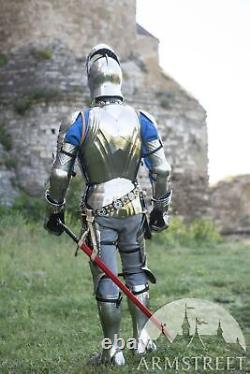 Médiéval plaqué gothique chevalier guerrier costume complet de
