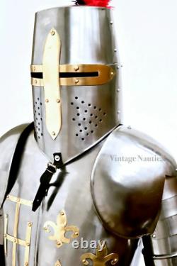 Médiévale Halloween Costume Armure Knight Suit De Templier Combat Complet Corps