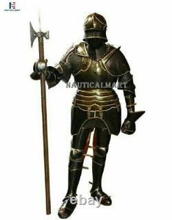 Médiévale Jeu de Rôle Gothique Complet Corps Convient Pour Armor Bataille Knight