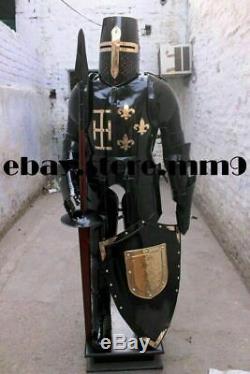 Médiévale Knight Complet Suit Armure Crusader de Armor Collection