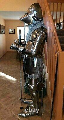 Médiévale Knight Gothique Suit De Armor Combat Complet Corps Armure Wearable