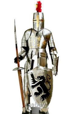 Médiévale Knight Suit De Armor 16th Siècle Jeu Rôle Complet Corps Halloween