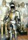 Médiévale Knight Suit De Armor Corne Casque Armure Complet Body Halloween Cadeau