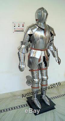 Médiévale Knight Wearable Suit de Armor Crusader Combat Complet Corps Renforcée