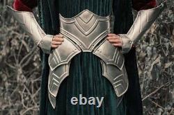 Médiévale Princesse Femelle Acier Complet Suit De Armor Buste Femme Corps Set