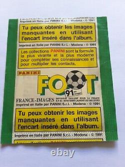 Mega rare! Pochette panini originale football championnat de France 91