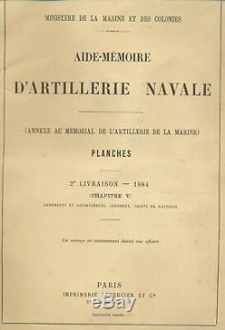 Mémorial de L'ARTILLERIE de la MARINE Tome XII 2e livraison 1884 (complète)