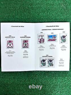 Milan Collection Complète Timbres 1988/1994 Pas De Maillot Match Porté