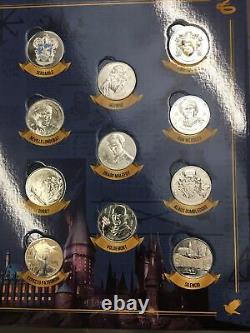 Mini medaille harry potter Monnaie De Paris Collection Complète Avec Vif Dor