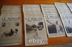 Miroir des sports annees completes1921- 1922 -1923 -JEUX OLYMPIQUES 1924