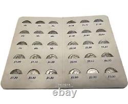 Monnaies Livret ancien collection complet Etats-Unis 30 monnaies de 1 dime