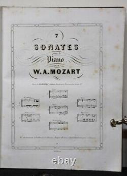 Mozart, Collection Complète Des Ouvres De Piano, 6 Volumes, Vers 1850