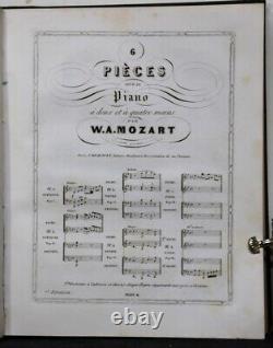 Mozart, Collection Complète Des Ouvres De Piano, 6 Volumes, Vers 1850