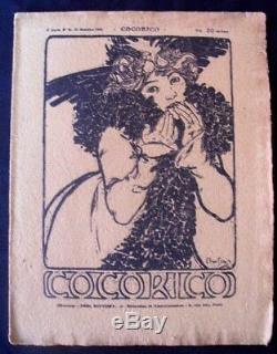 Mucha originale Cocorico n° 24 de 30 décembre 1899 complète