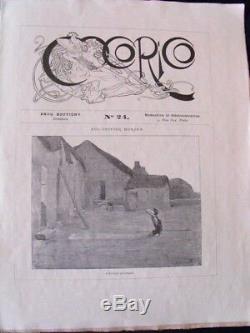 Mucha originale Cocorico n° 24 de 30 décembre 1899 complète