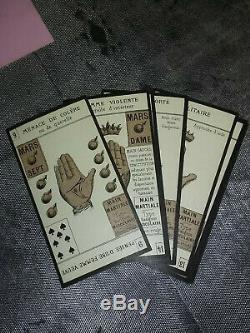 NOUVEAU JEU DE LA MAIN SOLAIRE Tarot divinatoire GRIMAUD vers 1900 complet