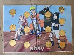 Naruto Collection Mini Medailles Monnaie De Paris Complet En Album Avec Kyubi