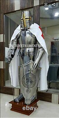 Noël Armure Médiévale Wearable Knight Crusader Complet Suit De Armor Collect