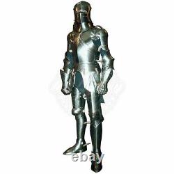 Noël Armure Médiévale Wearable Knight Crusader Complet Suit De Armor LO77
