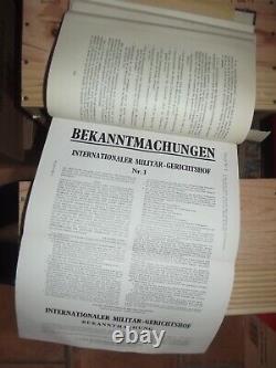 Nuremberg Procès Des Grands Criminels De Guerre Complets Des Volumes. Manque Le40