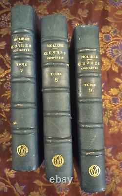 Oeuvres Complètes de Molière Nelumbo Petite Collection Guillaume 1893 RARE