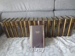 Oeuvres complétes de Gustave Flaubert (1973) Collection de 16 livres en cuir