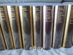 Oeuvres complétes de Gustave Flaubert (1973) Collection de 16 livres en cuir