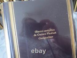 Oeuvres complétes de Gustave Flaubert (1973) Collection de 16 livres en cuir