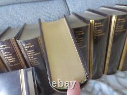 Oeuvres complétes de Gustave Flaubert (1973) Collection de 16 livres en cuir