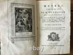 Oeuvres complètes de M. De Florian -Collection en 8 vol. (Dufart, 1803) gravures