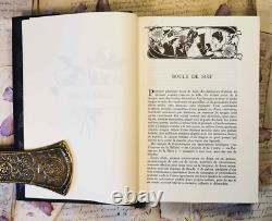 Oeuvres complètes de Maupassant 12/12 ex num°, Jean de Bonnot, livre ancien 1993