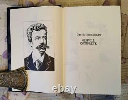 Oeuvres complètes de Maupassant 12/12 ex num°, Jean de Bonnot, livre ancien 1993