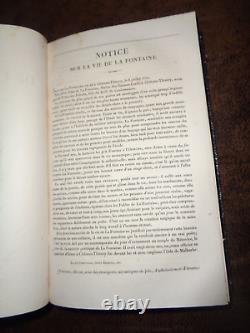 Oeuvres complètes de la Fontaine ornes de trente vignettes H. Balzac Paris 1826