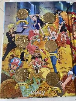 One Piece Collection 13 Mini Medailles Monnaie De Paris set Complet + Album