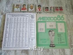 PANINI Mexico 86. Set complet de stickers + Album vide. Complet loose set