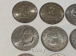 PORTUGAL lot 22 monnaies de 100 escudos SPL/UNC (collection complète) avec rares