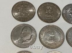 PORTUGAL lot 22 monnaies de 100 escudos SPL/UNC (collection complète) avec rares