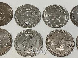 PORTUGAL lot 22 monnaies de 100 escudos SPL/UNC (collection complète) avec rares