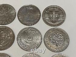 PORTUGAL lot 22 monnaies de 100 escudos SPL/UNC (collection complète) avec rares