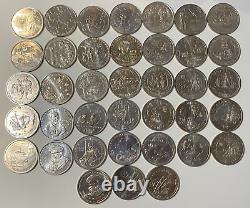 PORTUGAL lot 38 monnaies de 200 escudos UNC (collection complète) avec rares