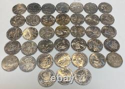 PORTUGAL lot 38 monnaies de 200 escudos UNC (collection complète) avec rares