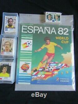 Panini Espana 82. Set complet de stickers + album vide. RARE! Komplett set