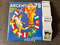 Panini Set Complet + Album Vide Stickers World Cup Argentina 78 Replica Mint