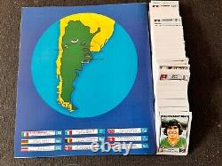 Panini Set Complet + Album Vide Stickers World Cup Argentina 78 Replica Mint